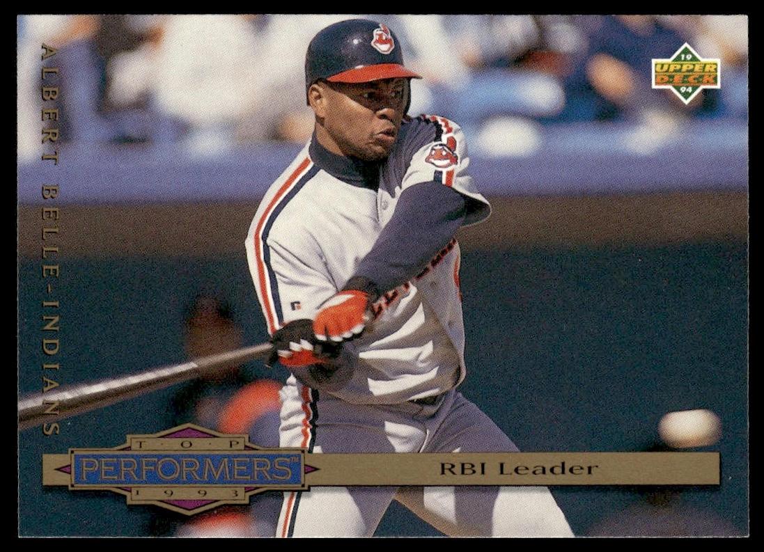 Albert Belle #314 1994 Collector's Choice Cleveland Indians