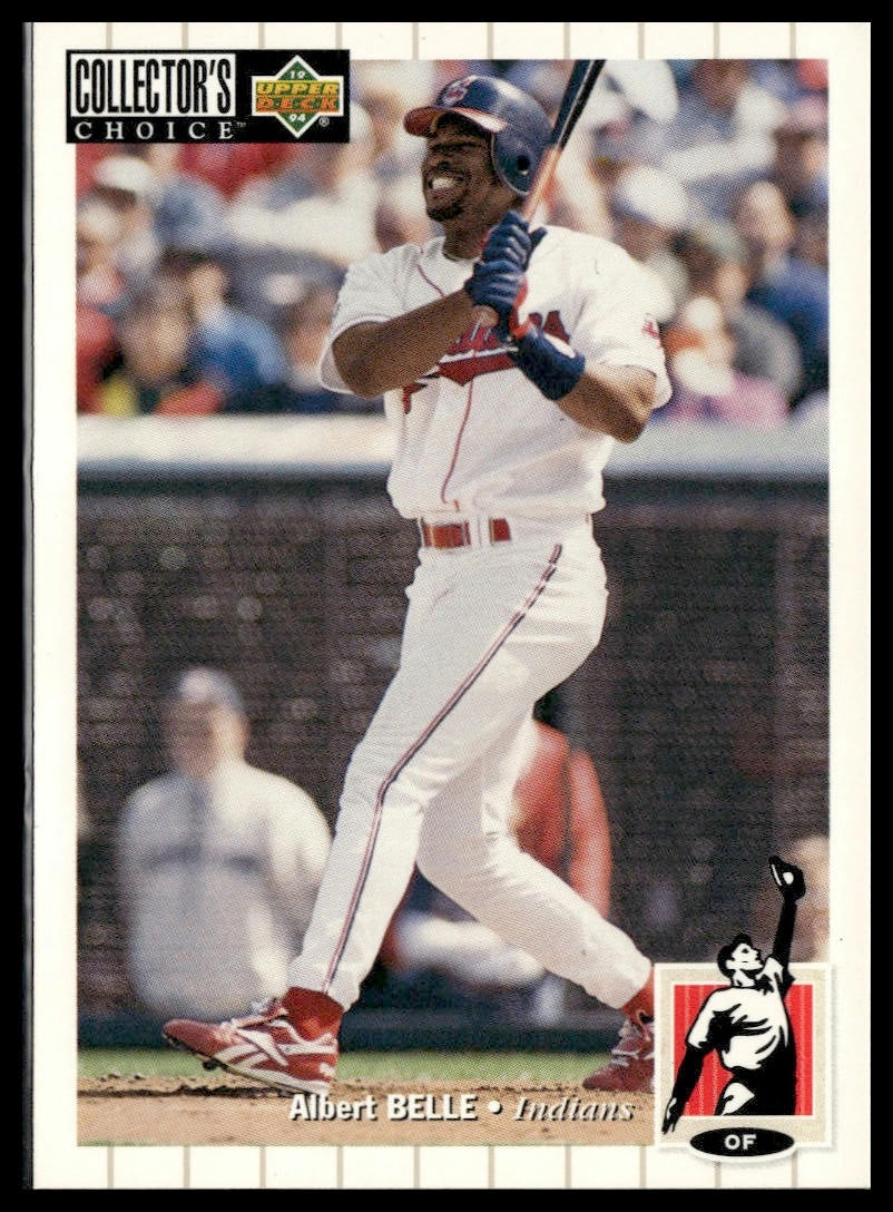 Albert Belle #620 1994 Collector's Choice Cleveland Indians