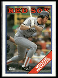 Wade Boggs #200 1988 Topps Boston Red Sox