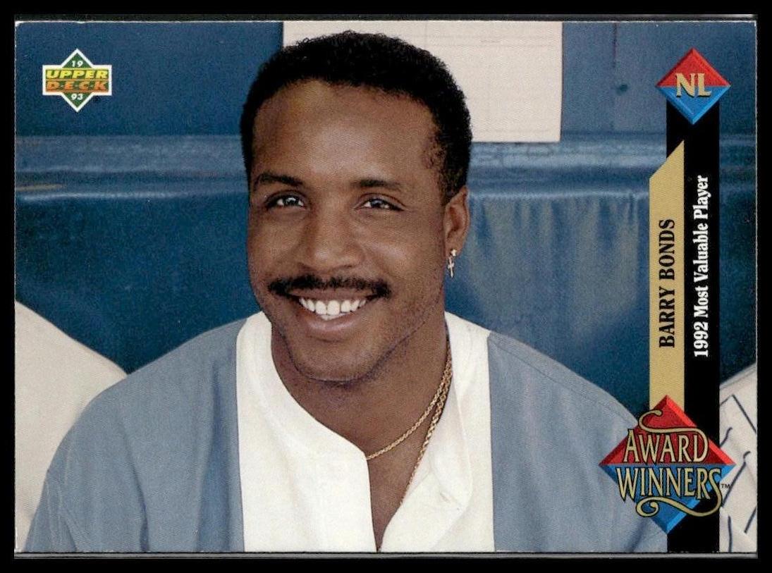 Barry Bonds #486 Gold Hologram 1993 Upper Deck San Francisco Giants