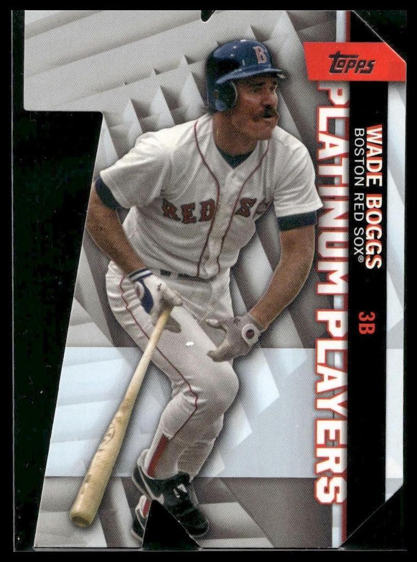Wade Boggs #PDC-20 Platinum Players Die Cut 2021 Topps Boston Red Sox