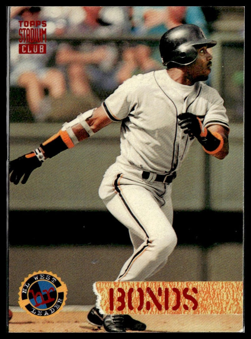 Barry Bonds #532 1994 Stadium Club San Francisco Giants