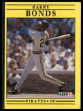 Barry Bonds #33 1991 Fleer Pittsburgh Pirates