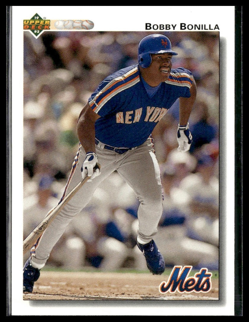 Bobby Bonilla #755 Factory Set Gold Hologram 1992 Upper Deck New York Mets
