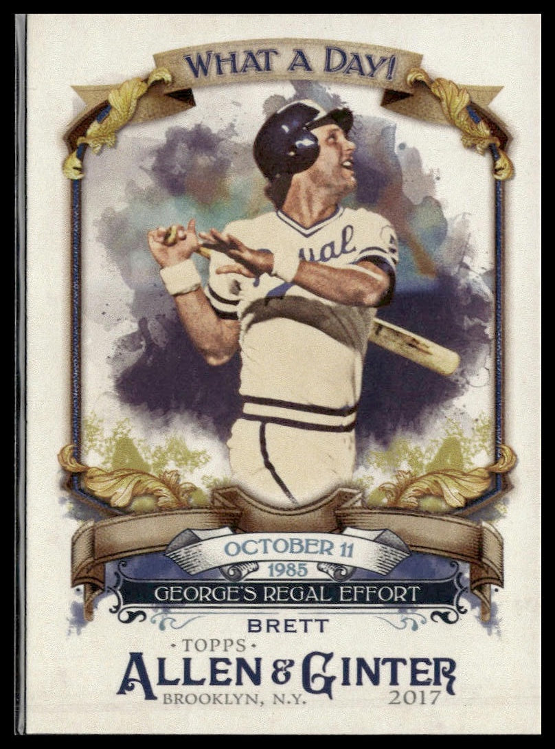 George Brett #WAD-20 What a Day! 2017 Topps Allen & Ginter Kansas City Royals