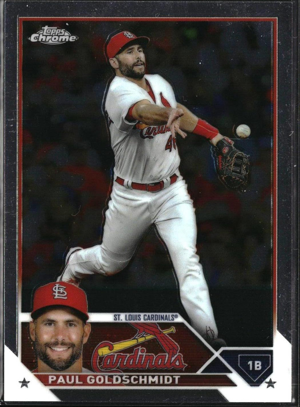 Paul Goldschmidt #220 2023 Topps Chrome St. Louis Cardinals