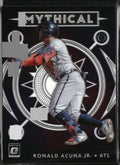 Ronald Acuna Jr. #M-10 Mythical 2020 Donruss Optic Atlanta Braves