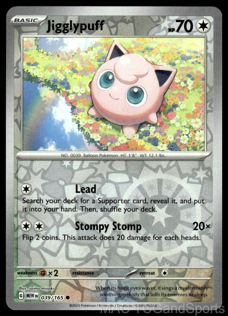 Jigglypuff 039/165 Reverse Holo