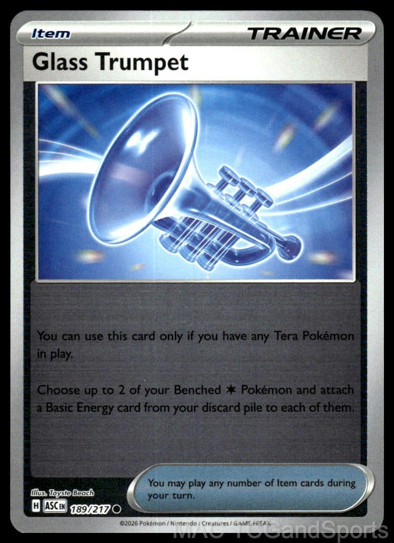 Glass Trumpet 189/217 Reverse Holo