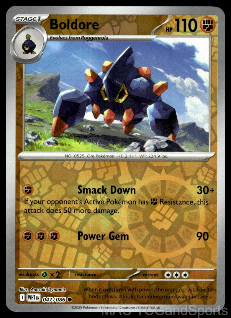 Boldore 047/086 Reverse Holo