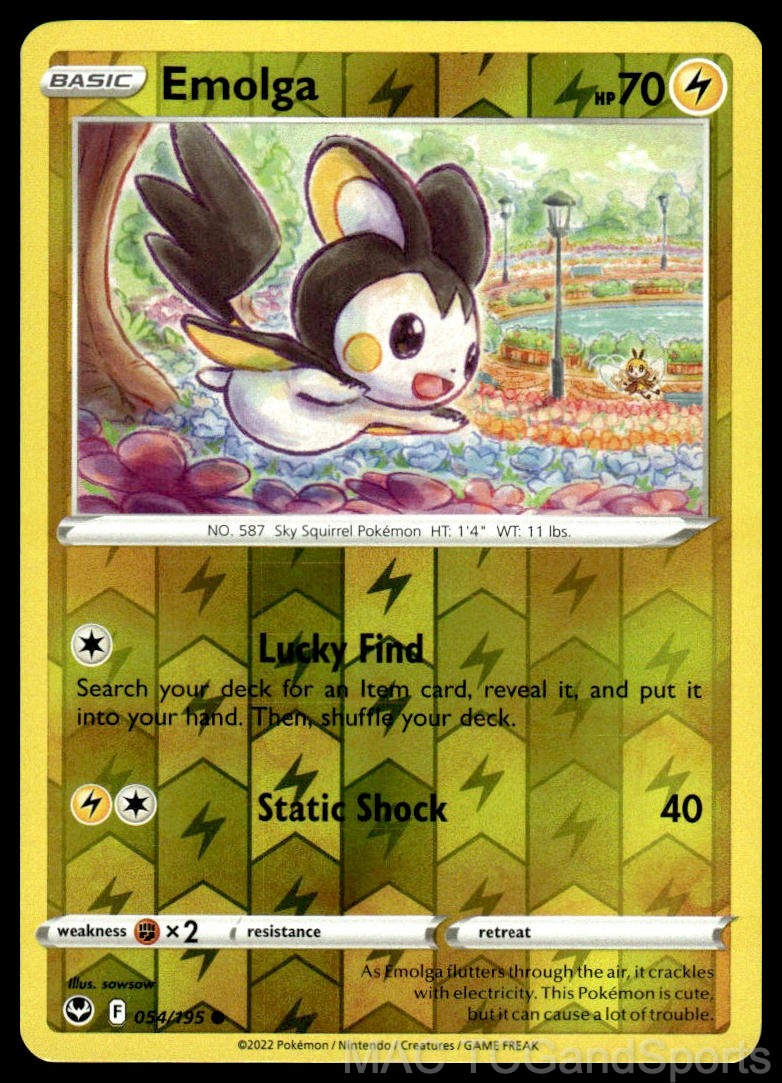 Emolga 054/195 Reverse Holo