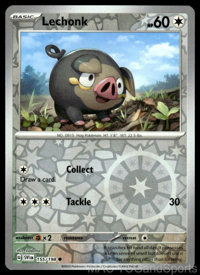 Lechonk 155/198 Reverse Holo