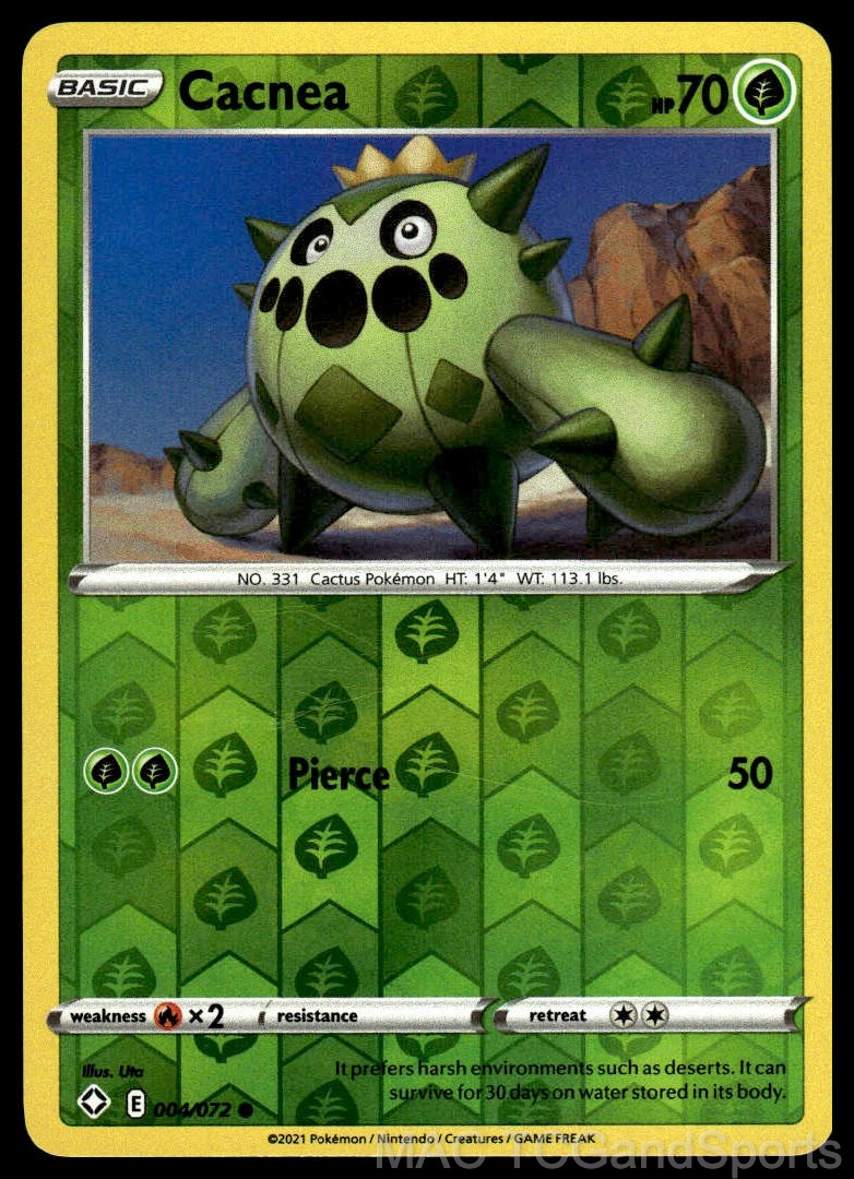 Cacnea 004/072 Reverse Holo