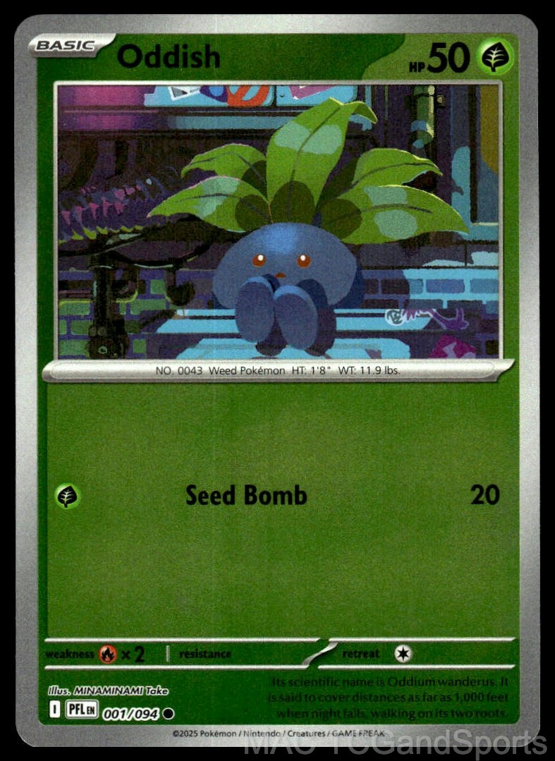 Oddish 001/094 Reverse Holo