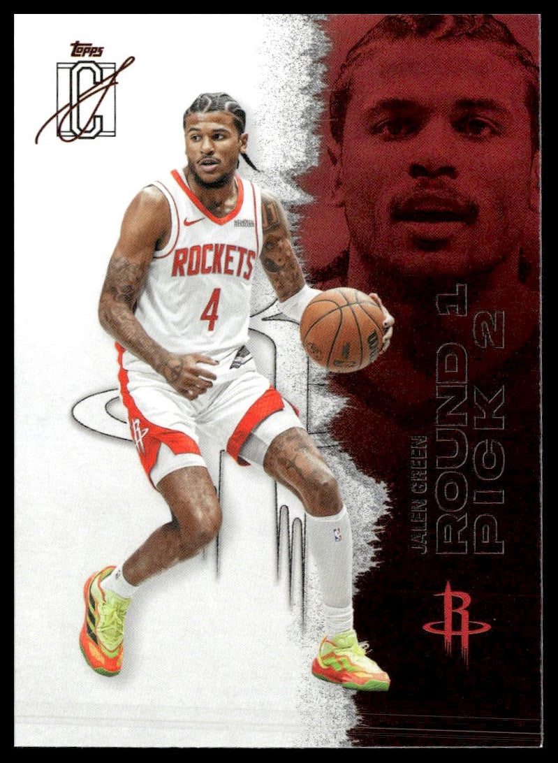 Jalen Green #67 2025-26 Topps Signature Class Houston Rockets
