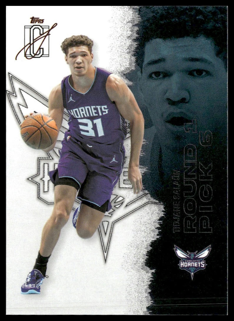 Tidjane Salaün #79 2025-26 Topps Signature Class Charlotte Hornets