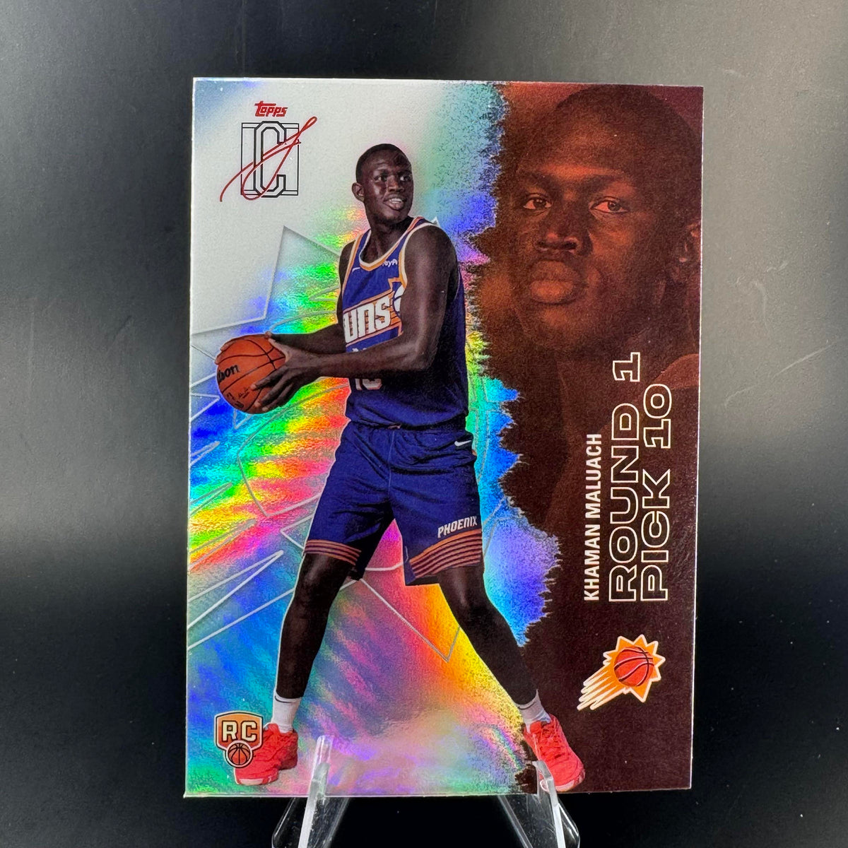 Khaman Maluach #107 2025-26 Topps Signature Class Phoenix Suns RC