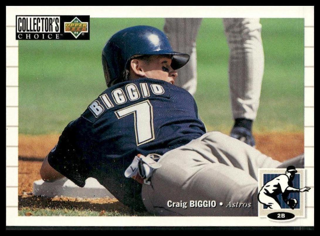 Craig Biggio #456 1994 Collector's Choice Houston Astros