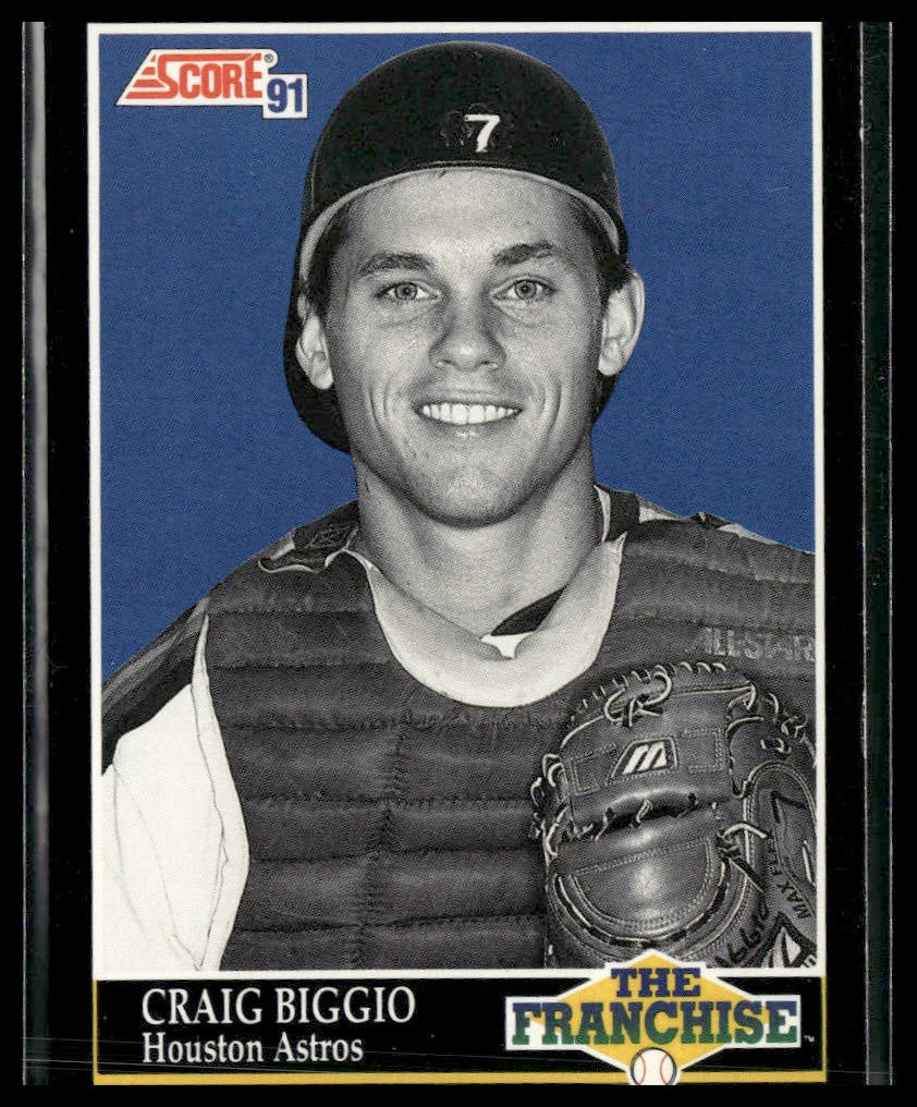 Craig Biggio #872 1991 Score Houston Astros