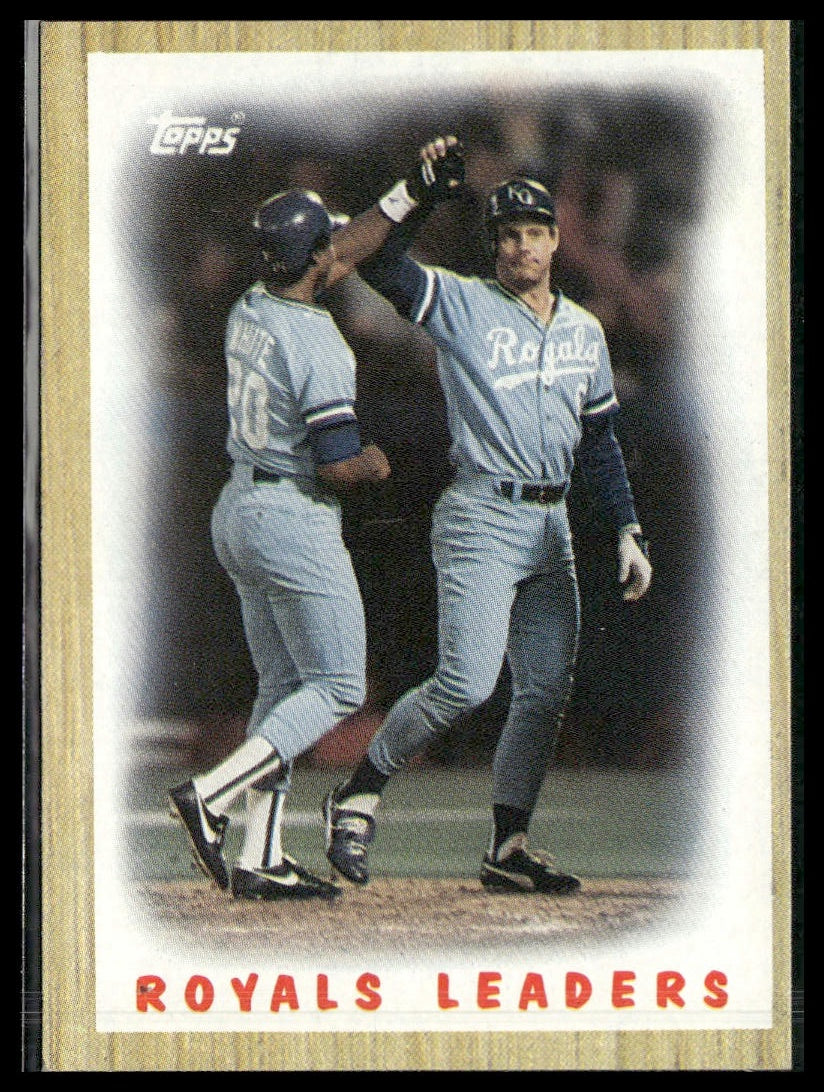 Royals Leaders #256 1987 Topps Kansas City Royals