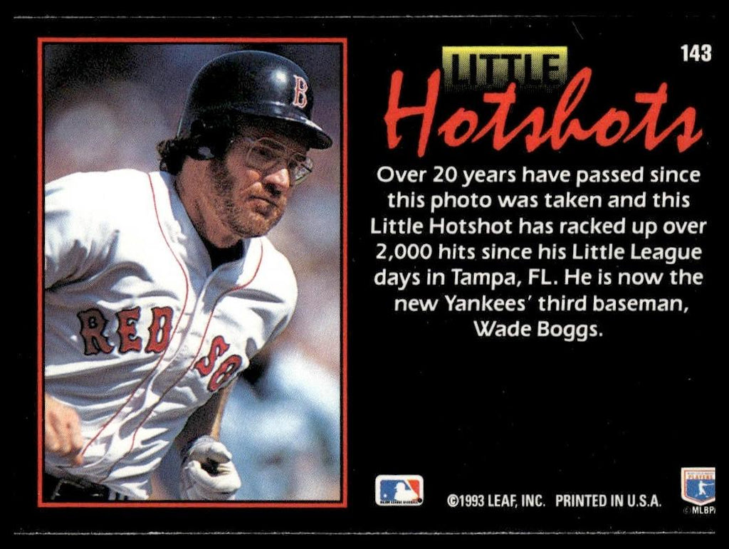 Wade Boggs #143 1993 Triple Play New York Yankees
