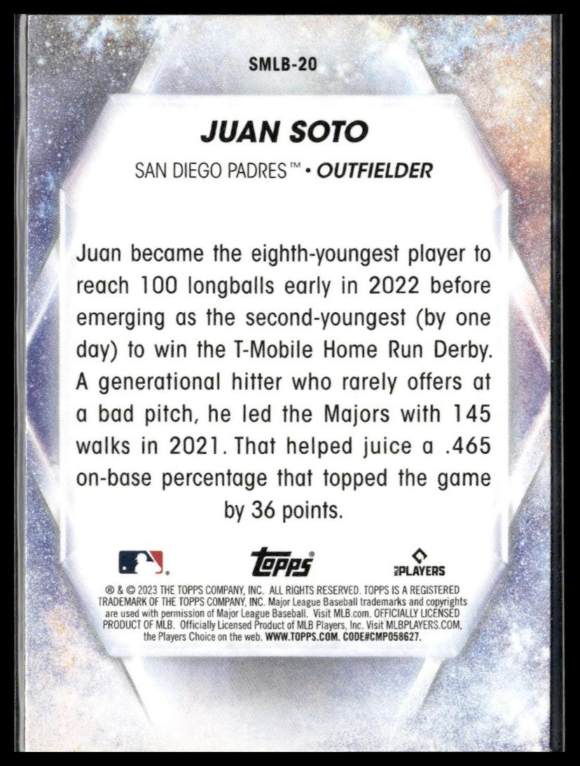 Juan Soto #SMLB-20 Stars of MLB 2023 Topps San Diego Padres