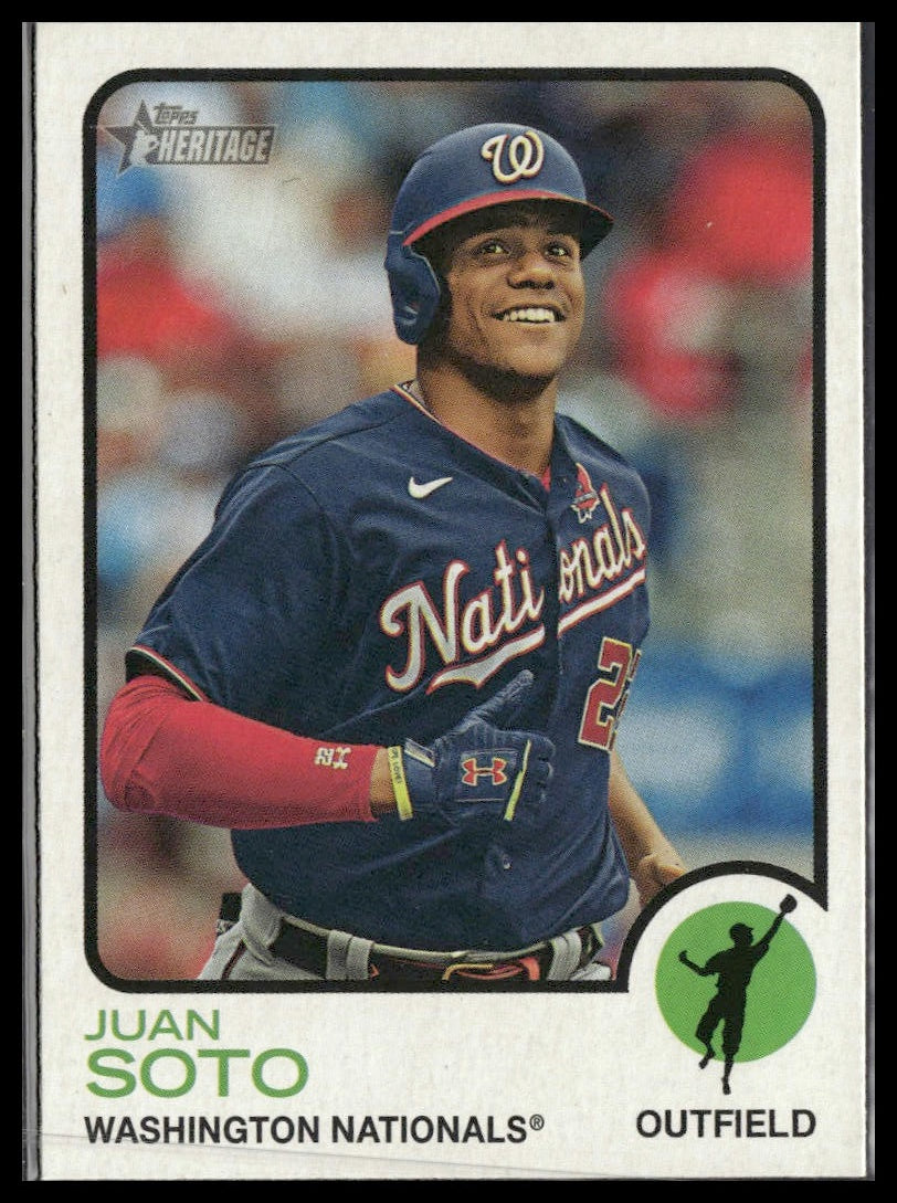 Juan Soto #154 2022 Topps Heritage Washington Nationals