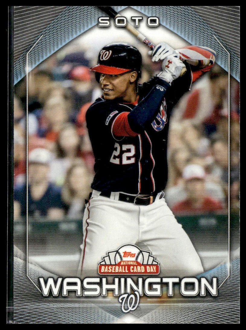 Juan Soto #30 2020 Topps National Baseball Card Day Washington Nationals