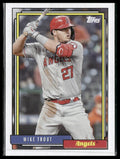 Mike Trout #T92-3 1992 Topps Redux 2021 Topps Update Los Angeles Angels