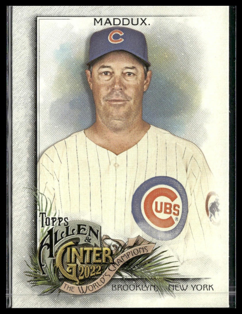 Greg Maddux #40 2022 Topps Allen & Ginter Chicago Cubs