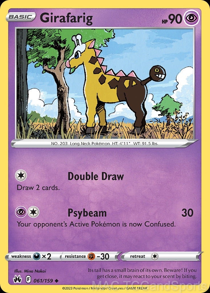 Girafarig 061/159 Reverse Holo