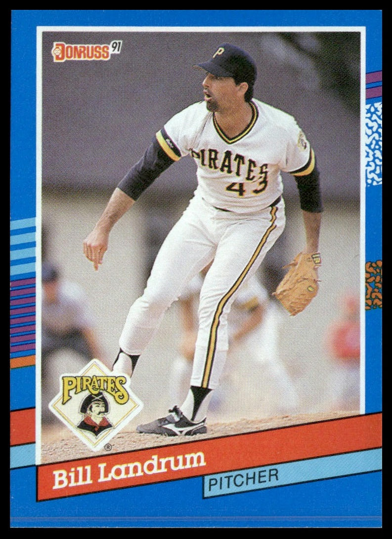 Bill Landrum #350 1991 Donruss Pittsburgh Pirates