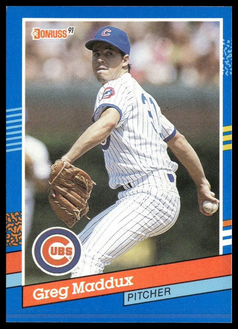 Greg Maddux #374 1991 Donruss Chicago Cubs