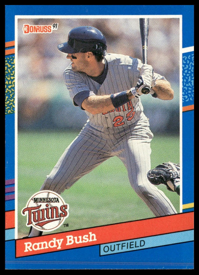 Randy Bush #382 1991 Donruss Minnesota Twins