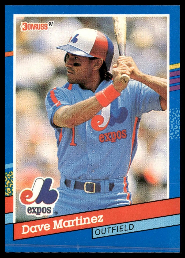 Dave Martinez #237 1991 Donruss Montreal Expos