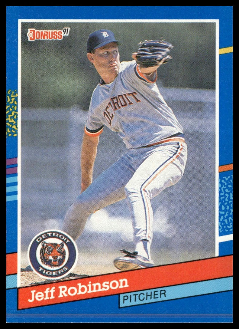 Jeff Robinson #245 1991 Donruss Detroit Tigers