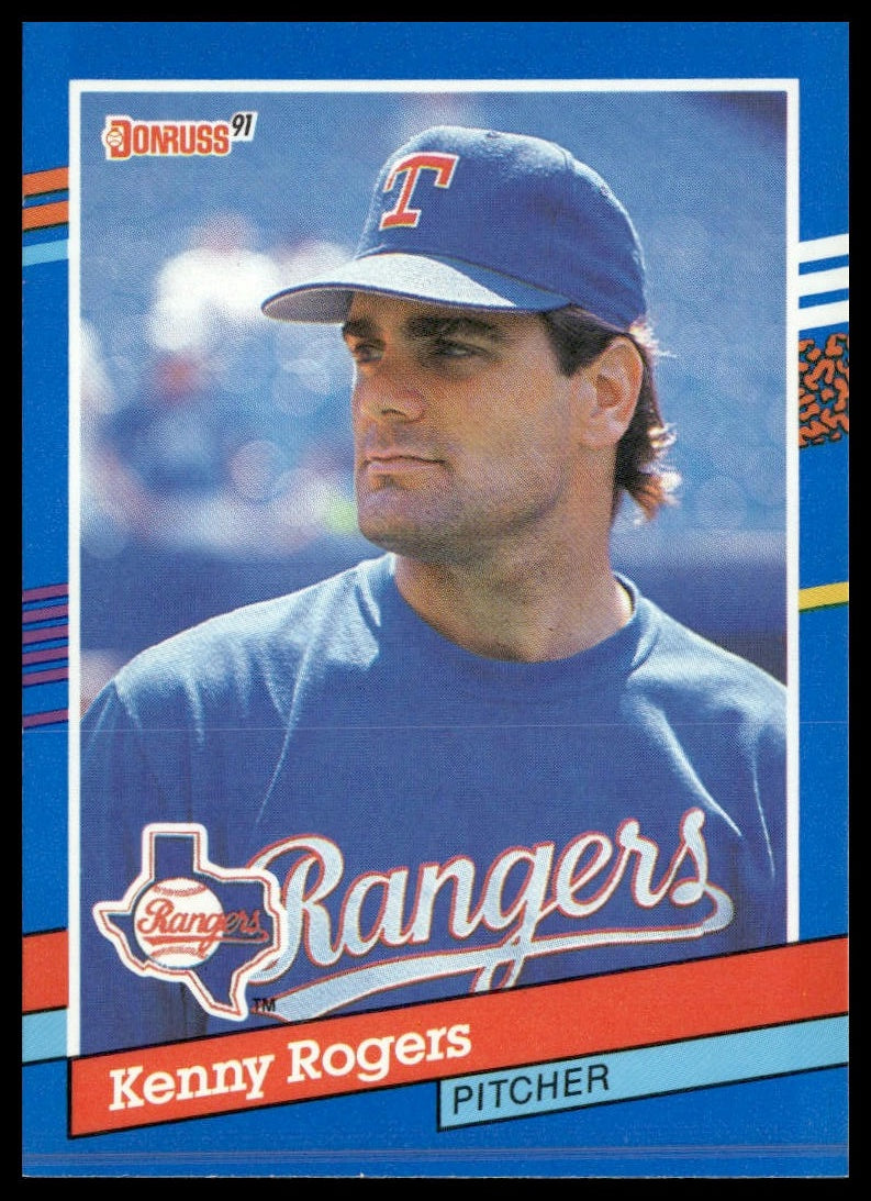 Kenny Rogers #258 1991 Donruss Texas Rangers