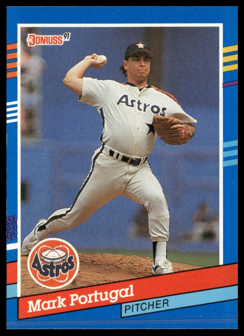 Mark Portugal #268 1991 Donruss Houston Astros