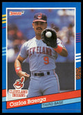 Carlos Baerga #274 1991 Donruss Cleveland Indians