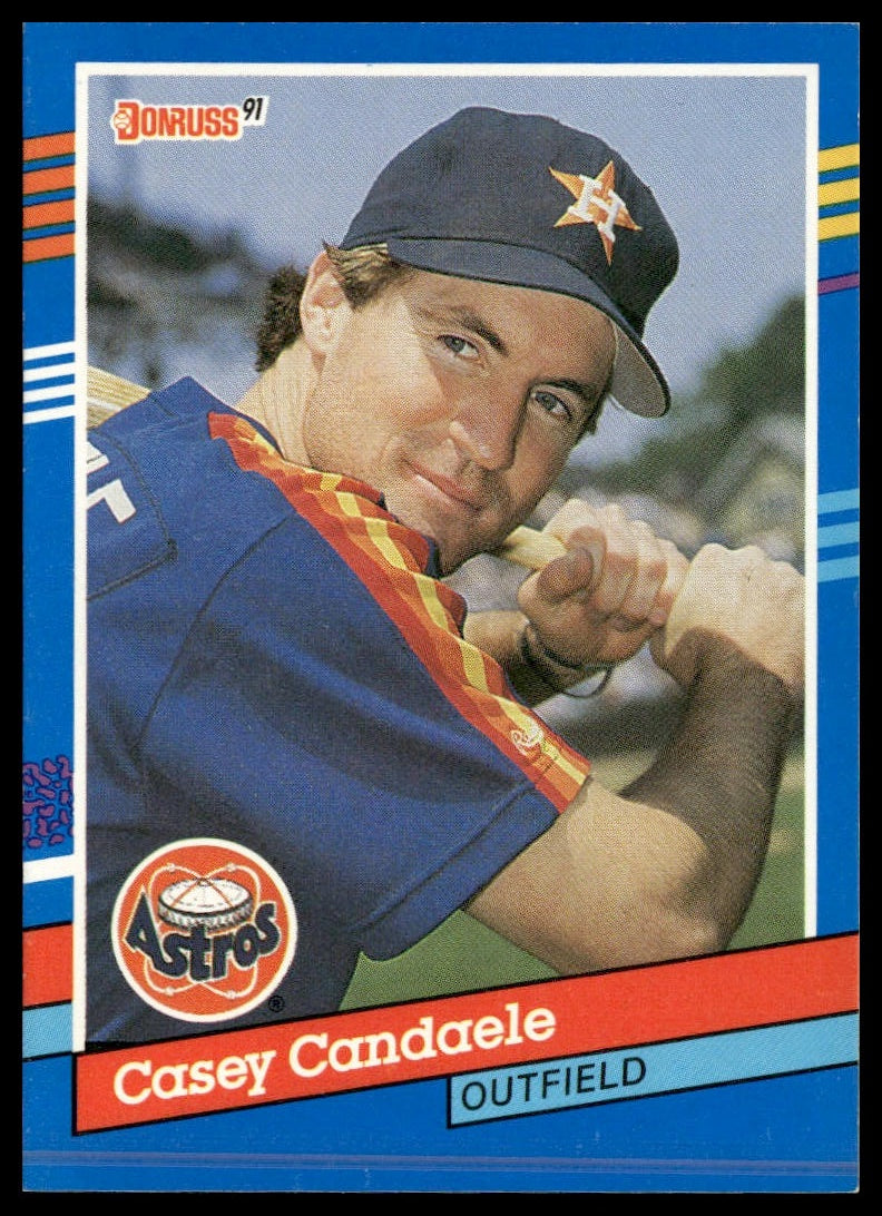Casey Candaele #324 1991 Donruss Houston Astros