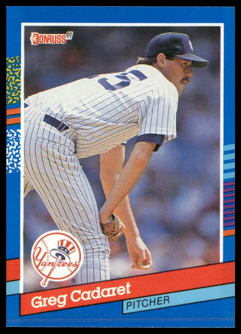 Greg Cadaret #236 1991 Donruss New York Yankees