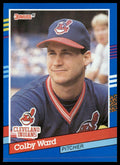 Colby Ward #330 1991 Donruss Cleveland Indians RC