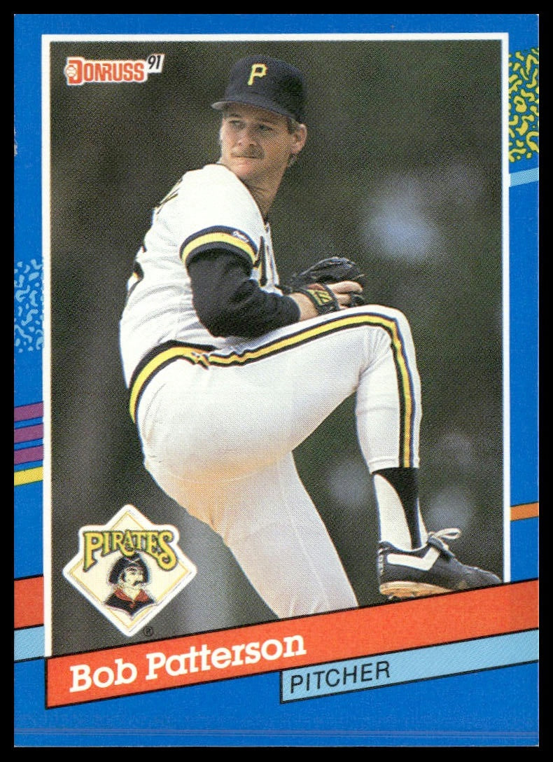 Bob Patterson #345 1991 Donruss Pittsburgh Pirates