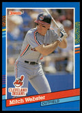 Mitch Webster #283 1991 Donruss Cleveland Indians