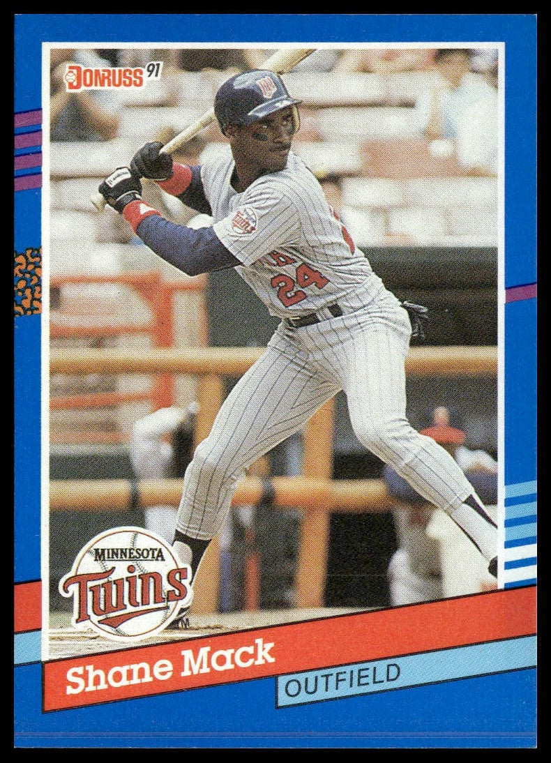 Shane Mack #320 1991 Donruss Minnesota Twins