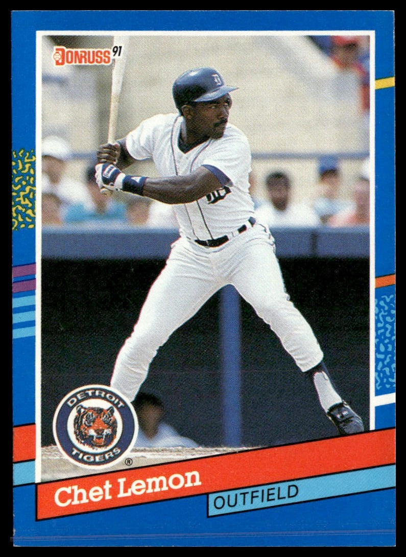 Chet Lemon #301 1991 Donruss Detroit Tigers