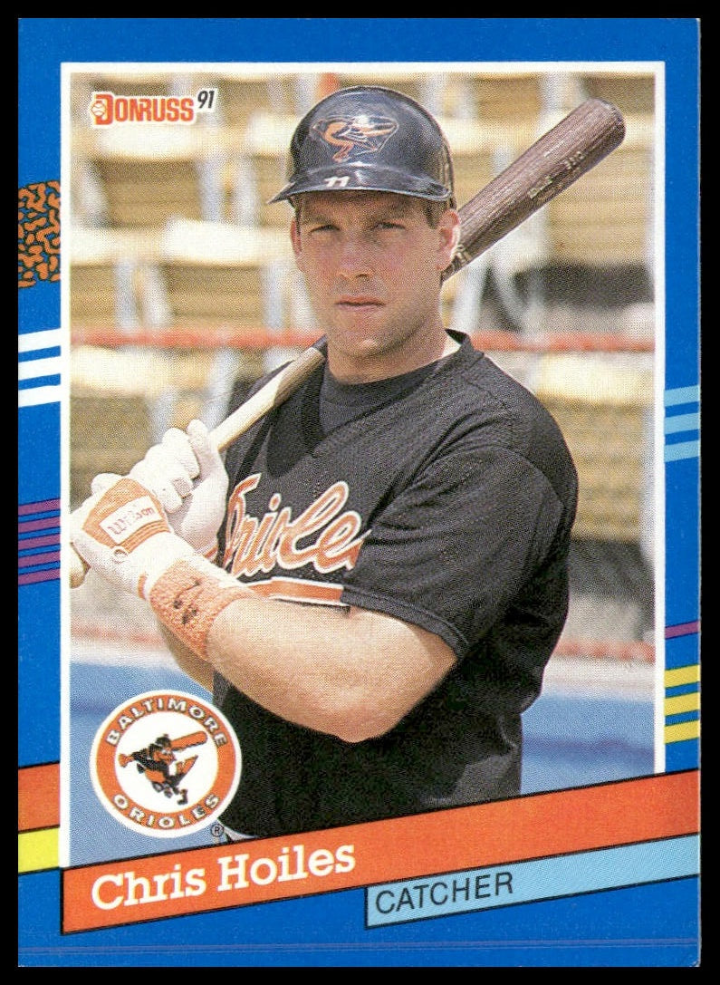 Chris Hoiles #358 1991 Donruss Baltimore Orioles