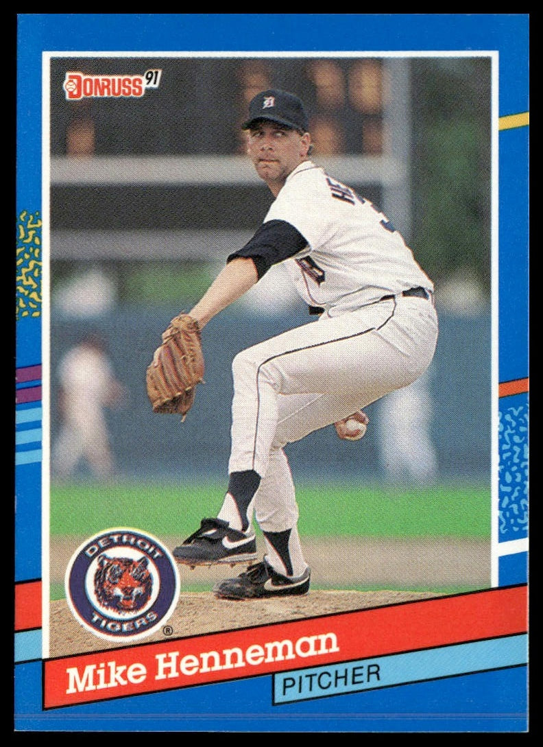 Mike Henneman #76 1991 Donruss Detroit Tigers