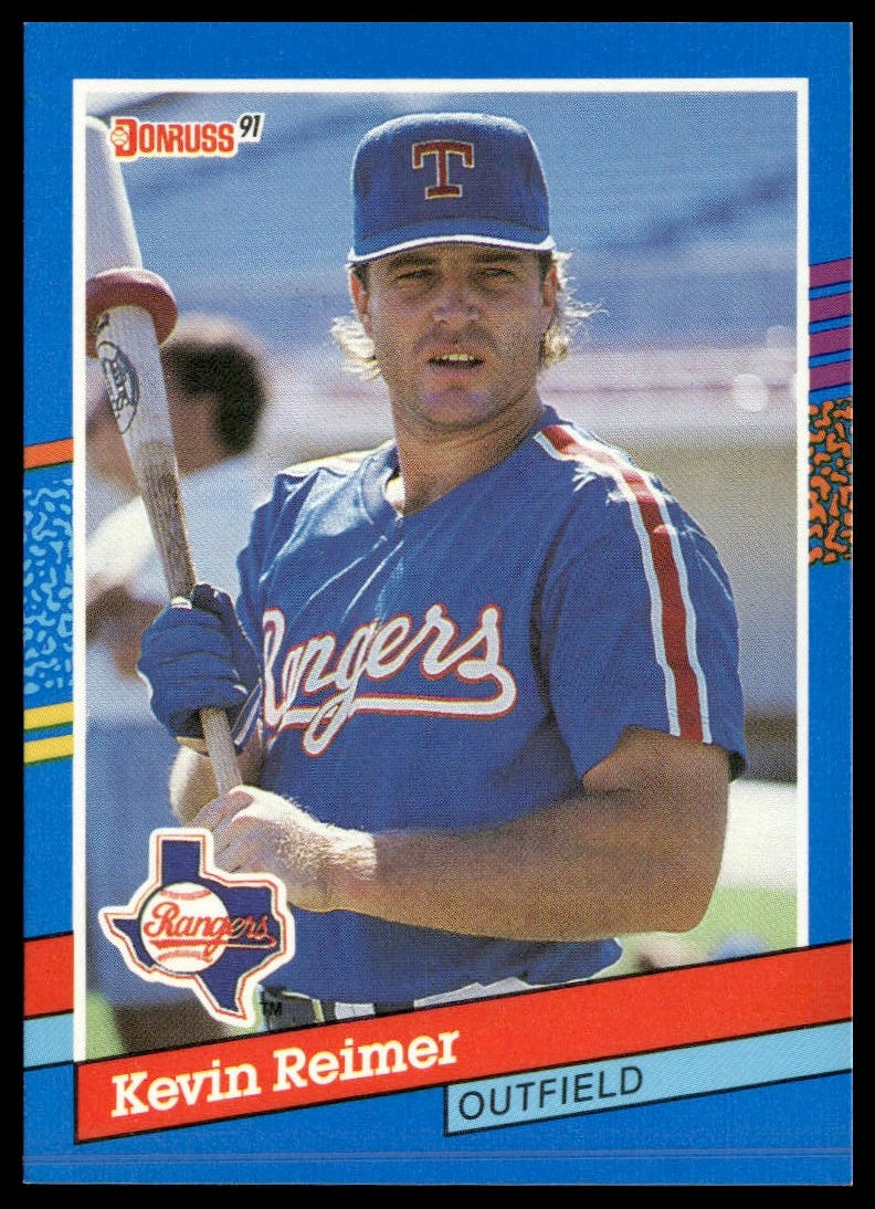 Kevin Reimer #80 1991 Donruss Texas Rangers