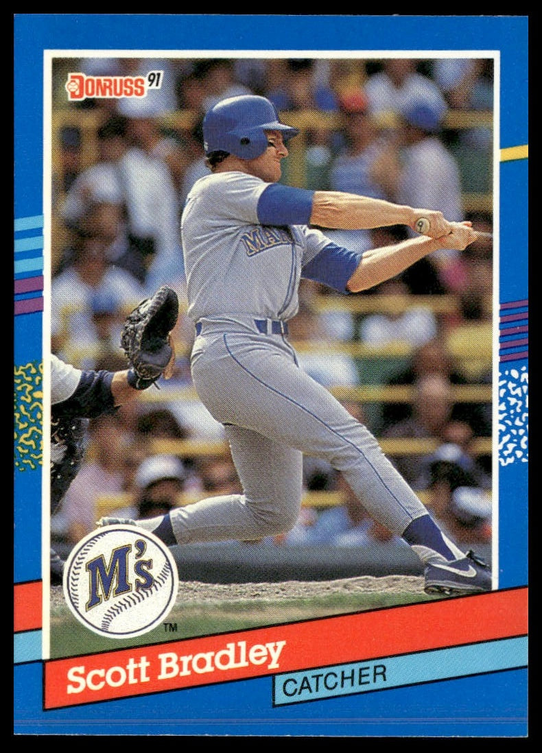 Scott Bradley #287 1991 Donruss Seattle Mariners
